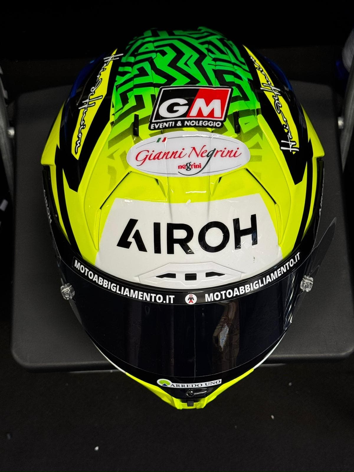 I nostri sponsor sul casco — foto 01